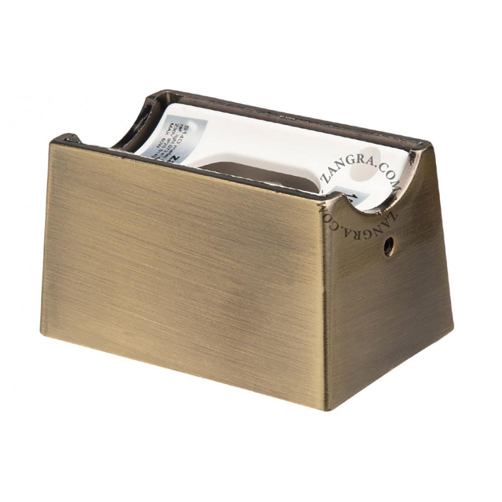 LINESTRA S14D FASSUNG – MESSING PATINA - DAS_OBJEKT (8193171488981)