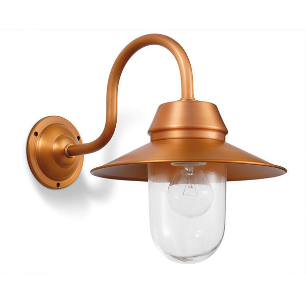 BREMEN ZYLINDER WAND GESCHWUNGEN KUPFER 691 / WANDLAMPE - DAS_OBJEKT (2567247200337)