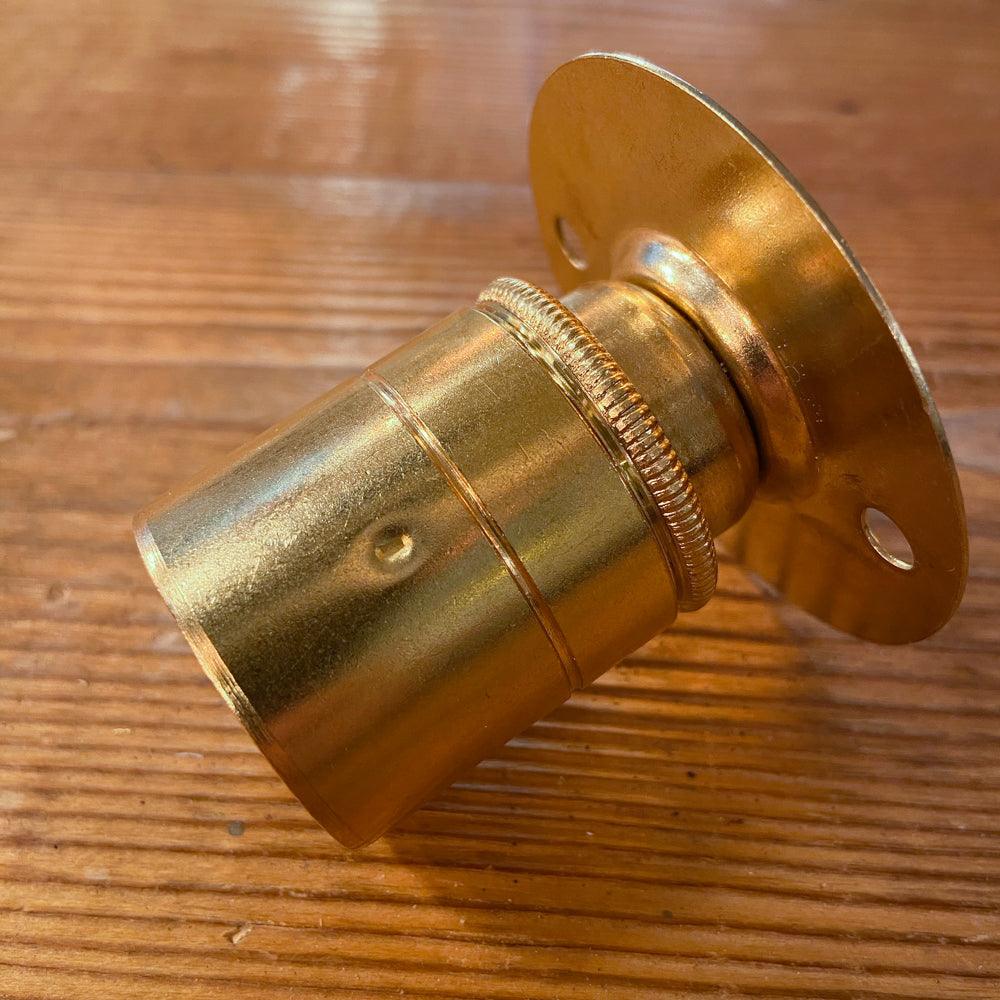 FASSUNG E27 MESSING – DECKENFLANSCH & STELLRING - DAS_OBJEKT (7963769602261)