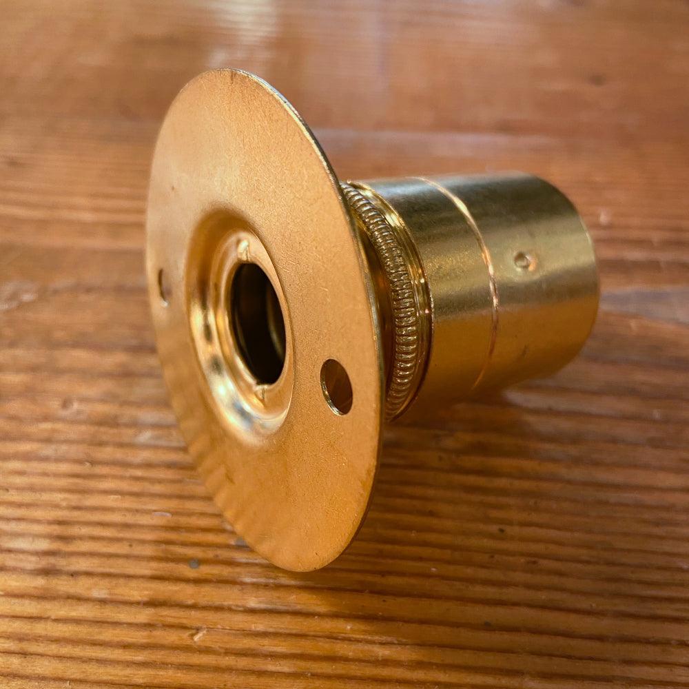 FASSUNG E27 MESSING – DECKENFLANSCH & STELLRING - DAS_OBJEKT (7963769602261)