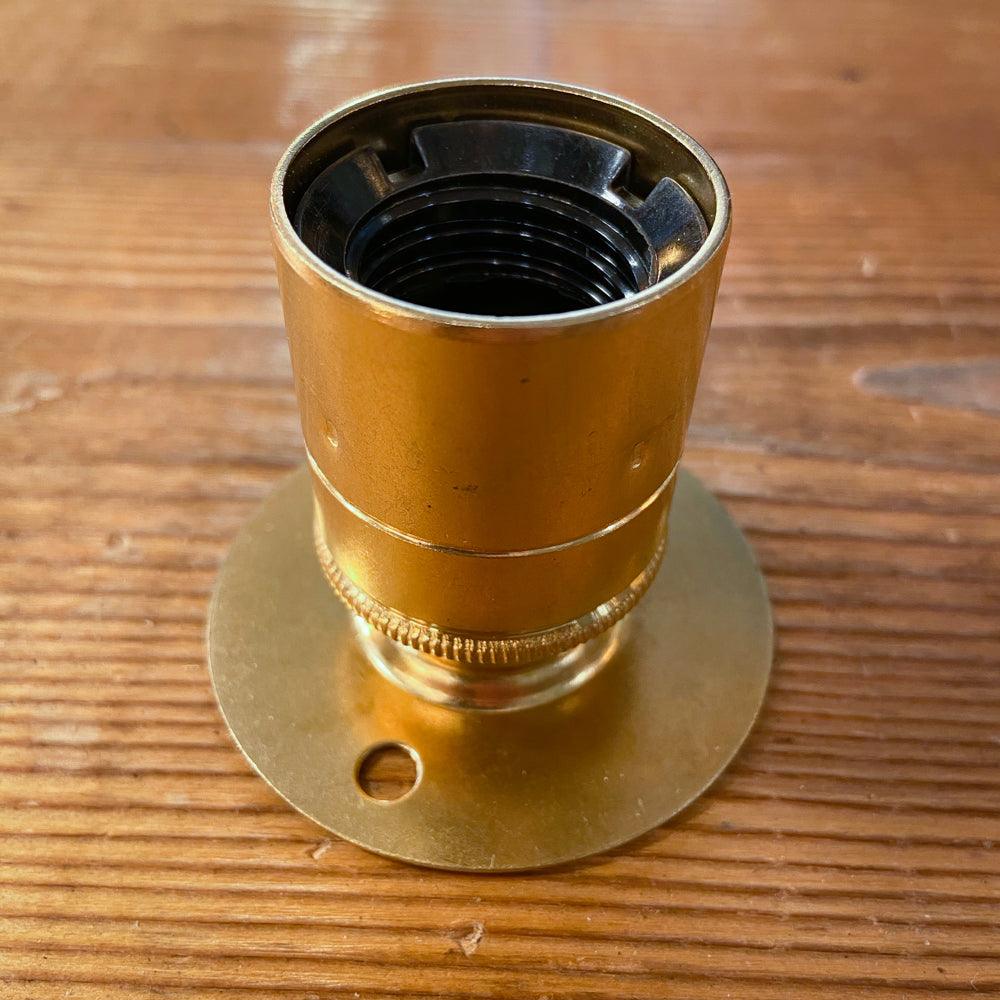 FASSUNG E27 MESSING – DECKENFLANSCH & STELLRING - DAS_OBJEKT (7963769602261)