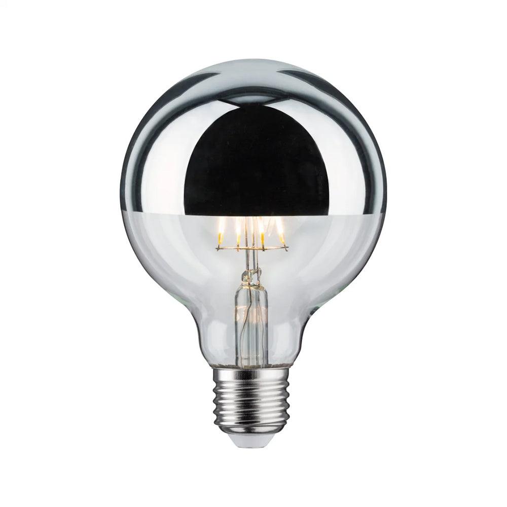 KOPFSPIEGEL GLOBE 125 SILBER LED-LEUCHTMITTEL - DAS_OBJEKT (7885951467733)