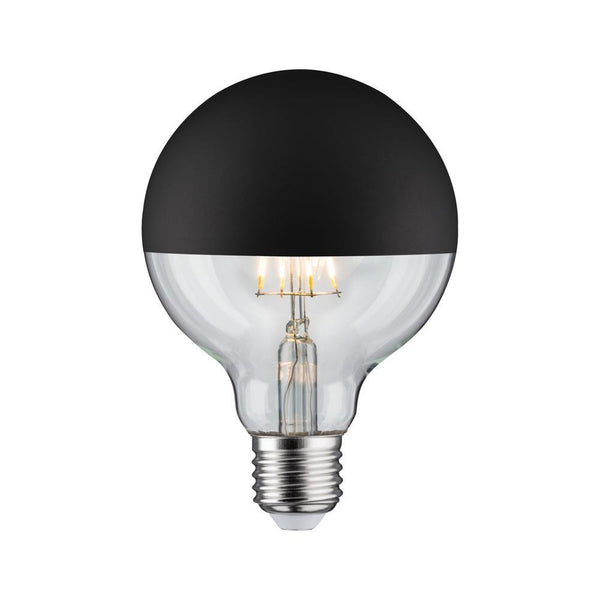 KOPFSPIEGEL GLOBE 95 SCHWARZ LED-LEUCHTMITTEL - DAS_OBJEKT (3159886463057)