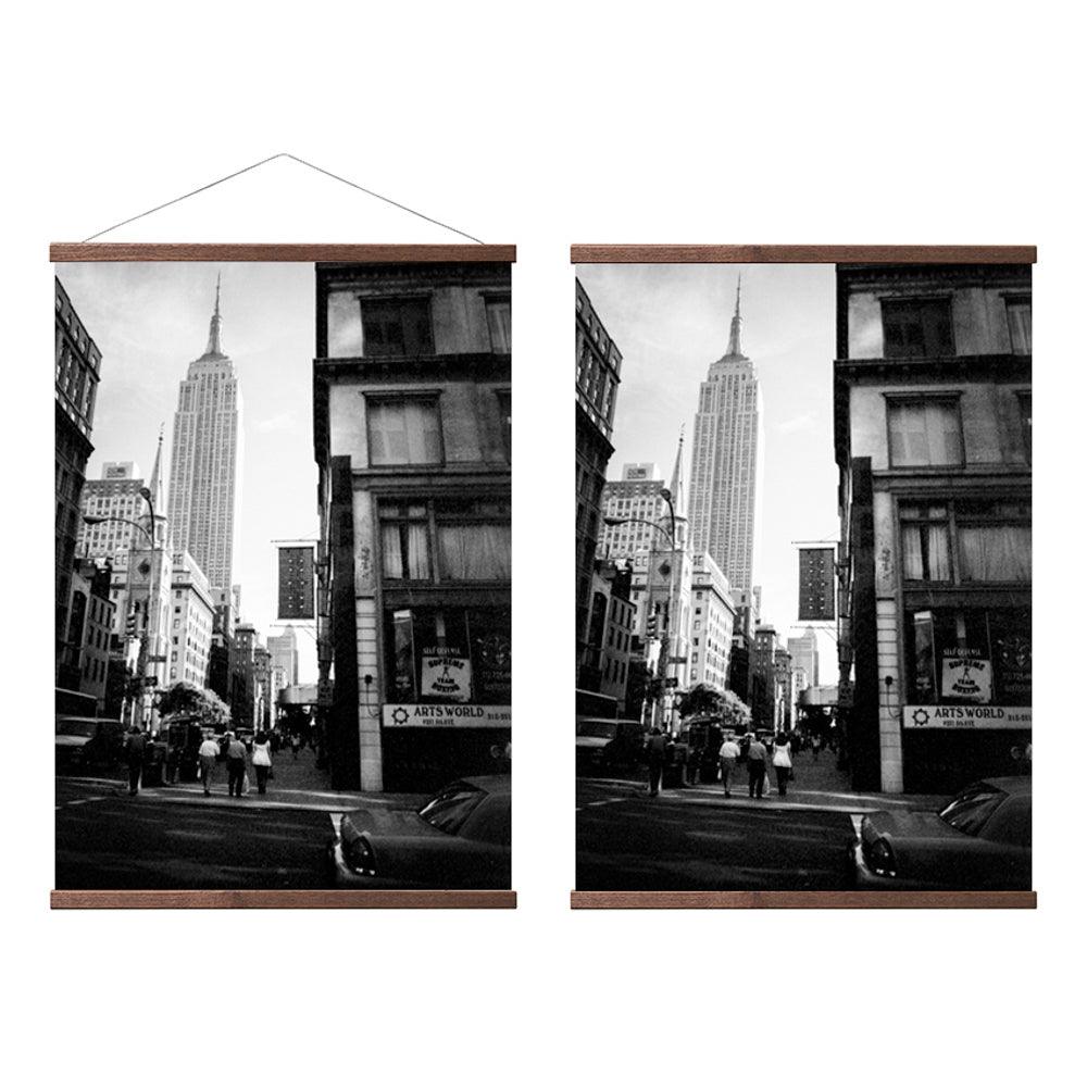 MAGNETIC FRAME DARK ASH – BILDERRAHMEN "ALTE LANDKARTE" - DAS_OBJEKT (7859323011285)