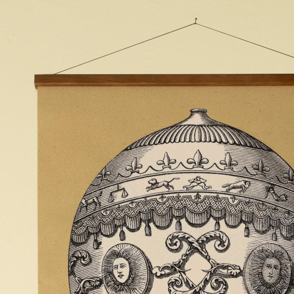 MAGNETIC FRAME DARK ASH – BILDERRAHMEN "ALTE LANDKARTE" - DAS_OBJEKT (7859323011285)