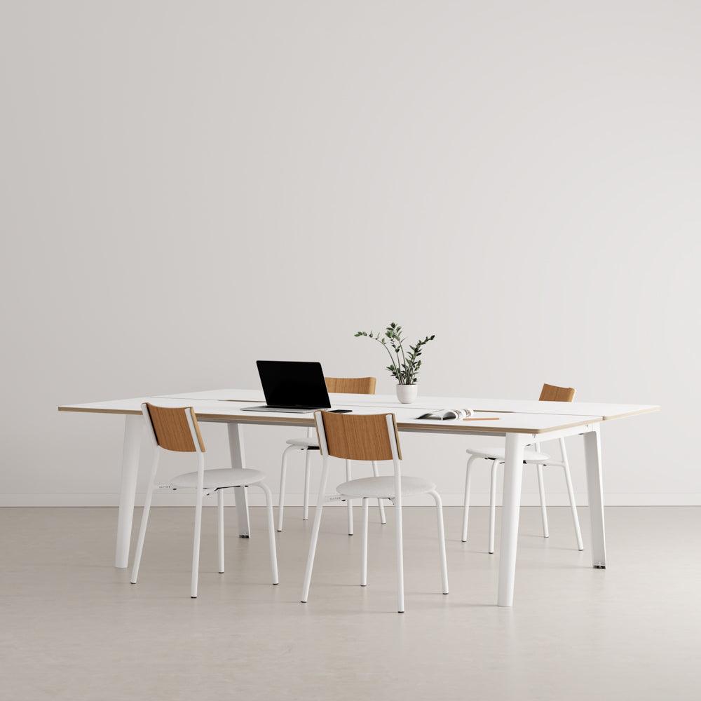 NEW MODERN BENCH FOR 4 / 2400 – 4ER-ARBEITSTISCH - DAS_OBJEKT (7309433798830)