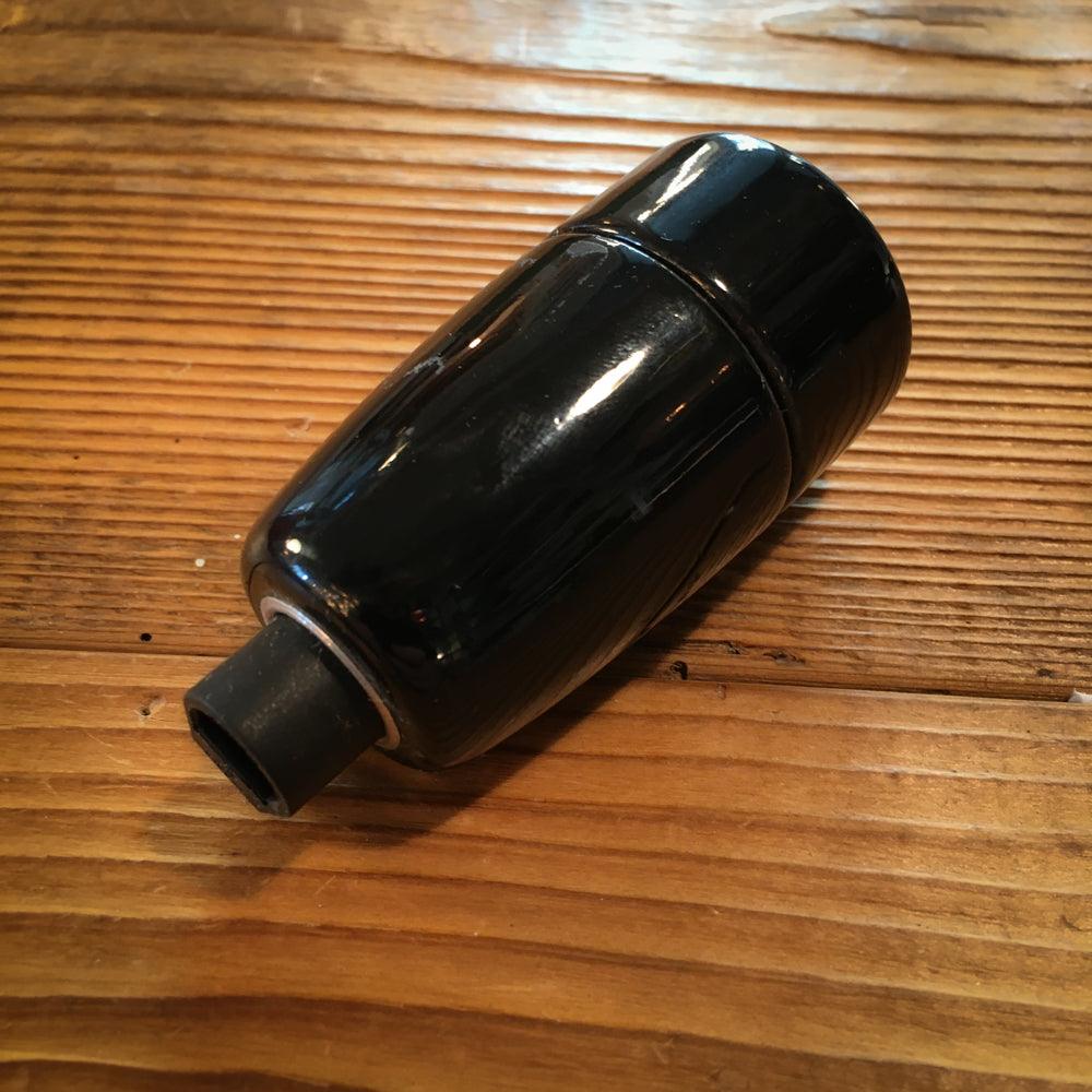 PORZELLANFASSUNG E14 SCHWARZ - DAS_OBJEKT (4714735435857)