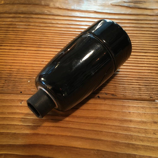 PORZELLANFASSUNG E14 SCHWARZ - DAS_OBJEKT (4714735435857)