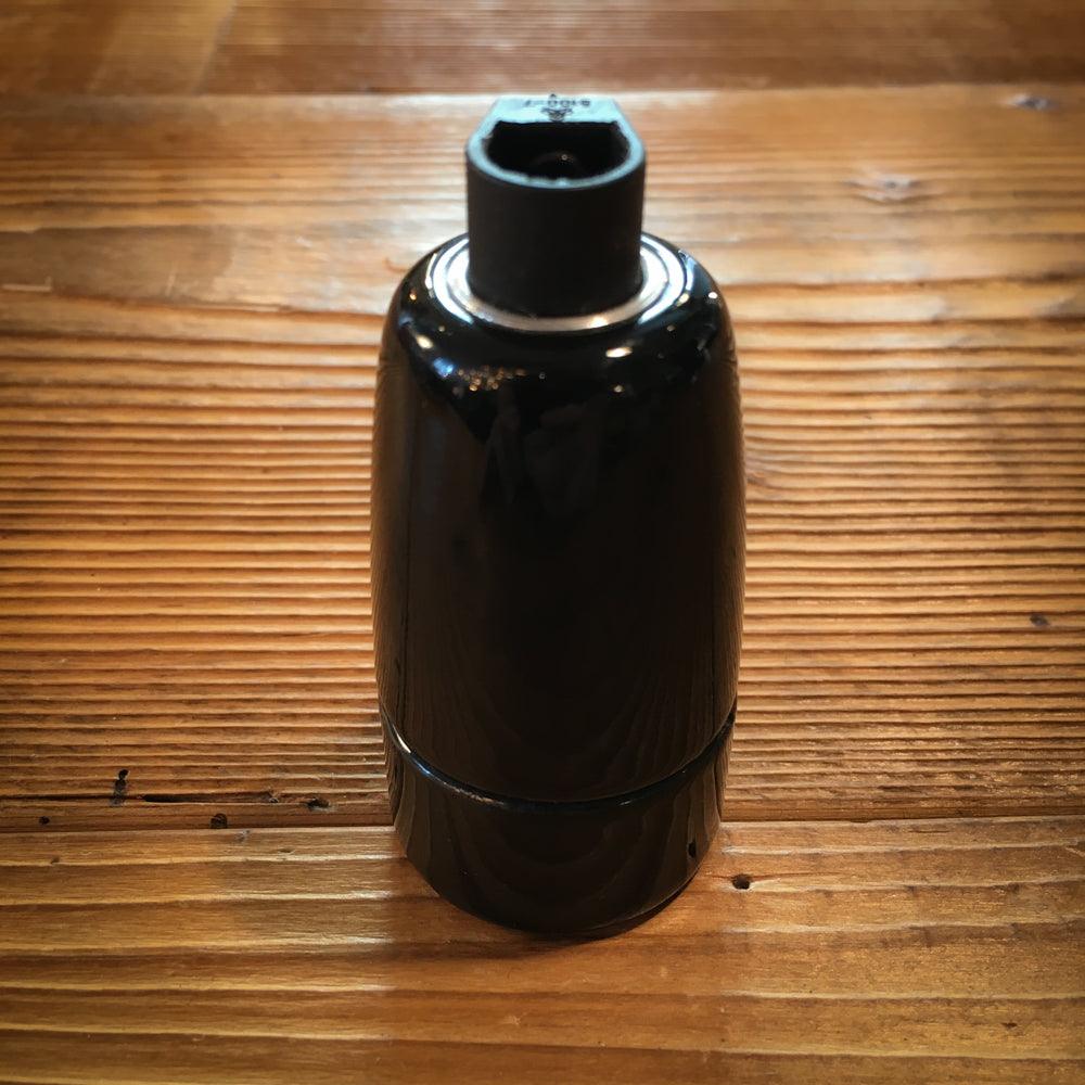 PORZELLANFASSUNG E14 SCHWARZ - DAS_OBJEKT (4714735435857)