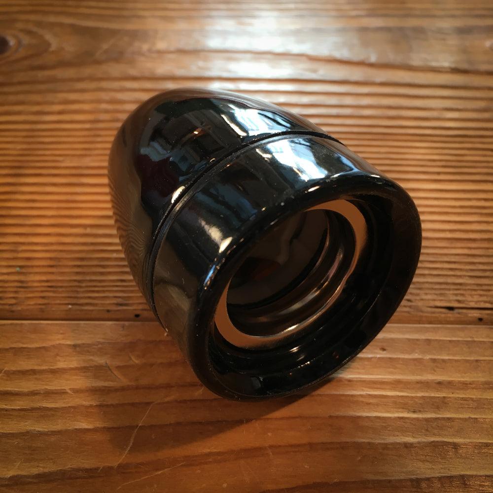 PORZELLANFASSUNG E27 SCHWARZ ENEC - DAS_OBJEKT (4714726686801)