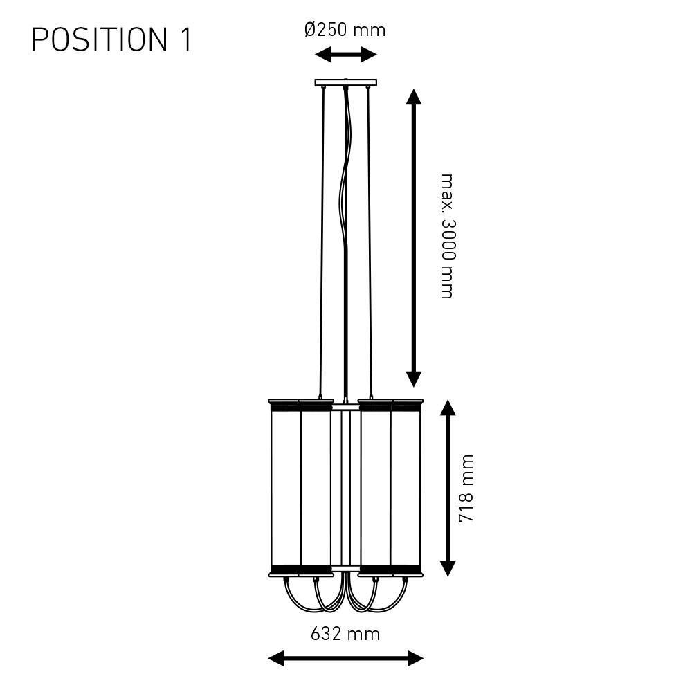 SOLAR 6 / 700 – IN THE TUBE – KRONLEUCHTER / LÜSTER - DAS_OBJEKT (9328765961)