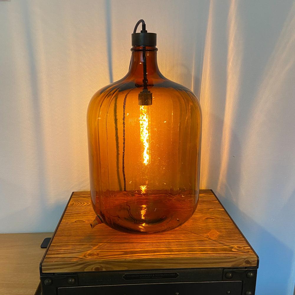 VINTAGE APOTHEKERFLASCHE LAMPE GROSS - DAS_OBJEKT (7473621958869)
