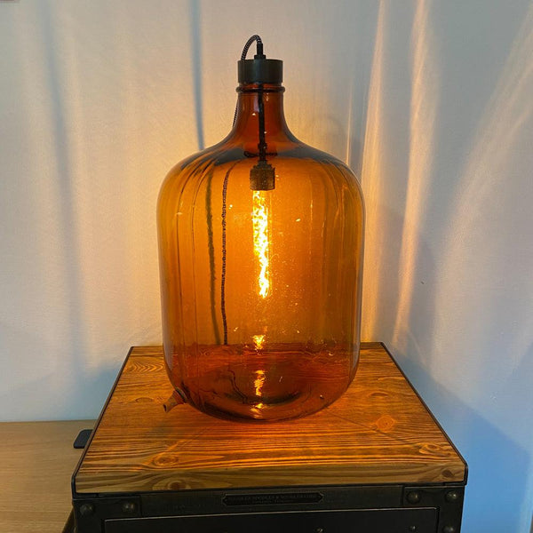 VINTAGE APOTHEKERFLASCHE LAMPE GROSS - DAS_OBJEKT (7473621958869)