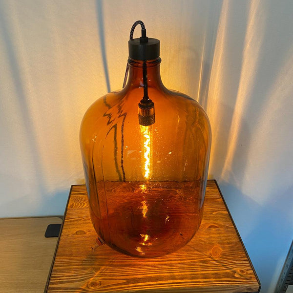 VINTAGE APOTHEKERFLASCHE LAMPE GROSS - DAS_OBJEKT (7473621958869)