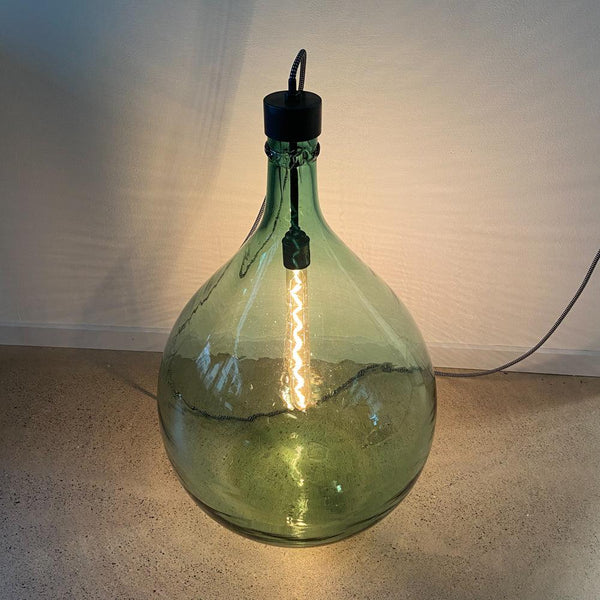 VINTAGE BALLONFLASCHE LAMPE GROSS - DAS_OBJEKT (7473375084757)