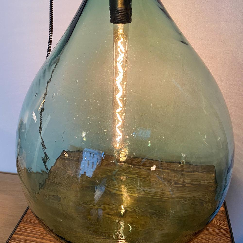 VINTAGE BALLONFLASCHE LAMPE GROSS - DAS_OBJEKT (7473375084757)