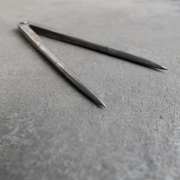 VINTAGE METALLZIRKEL EINFACH - DAS_OBJEKT (9610346249)