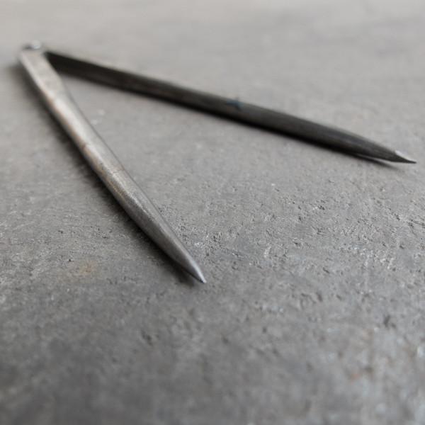 VINTAGE METALLZIRKEL EINFACH - DAS_OBJEKT (9610346249)