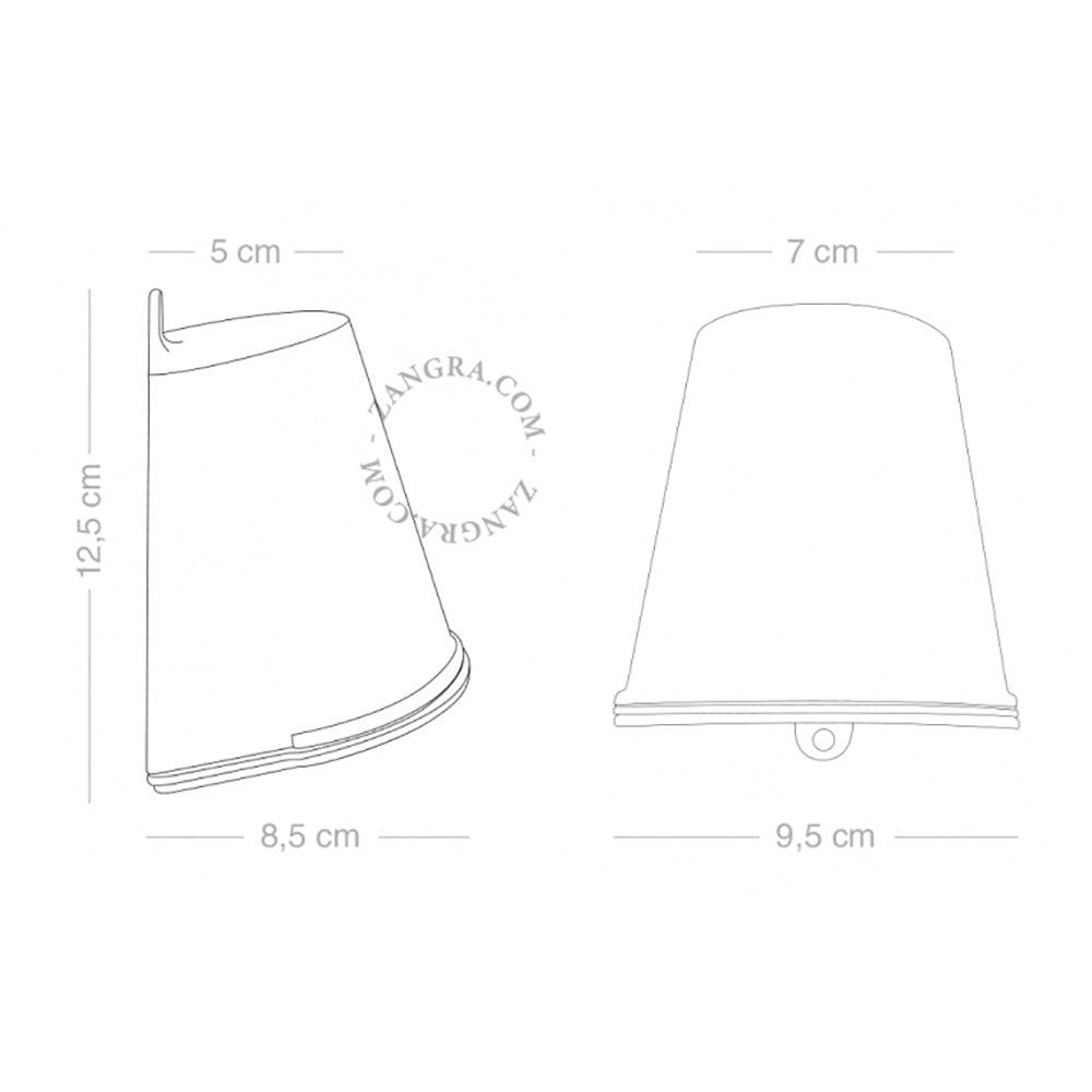 WANDLEUCHTE MESSING SCHWARZ OUTDOOR - DAS_OBJEKT (7874607087829)