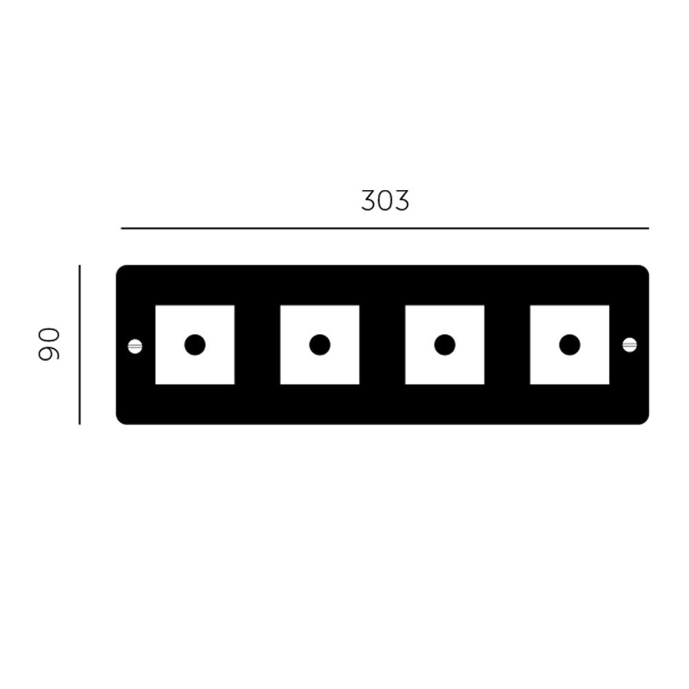 WANDPLATTE K45 4G - MIT EINSATZ - DAS_OBJEKT (7675159314645)