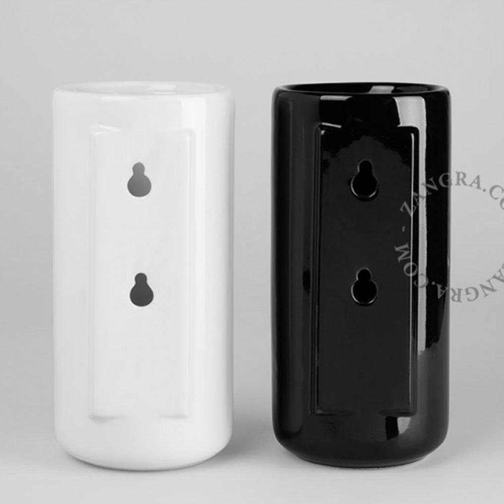 WC-BÜRSTEN WANDHALTER AUS PORZELLAN - DAS_OBJEKT (7933415325909)