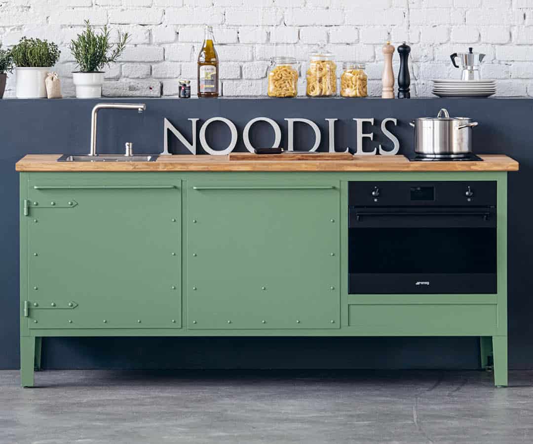 KITCHEN UNIT – KOMPAKTE KÜCHE MIT ALLEM DRUM & DRAN