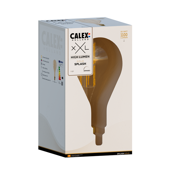 SPLASH XXL GOLD LED-FILAMENT – E27