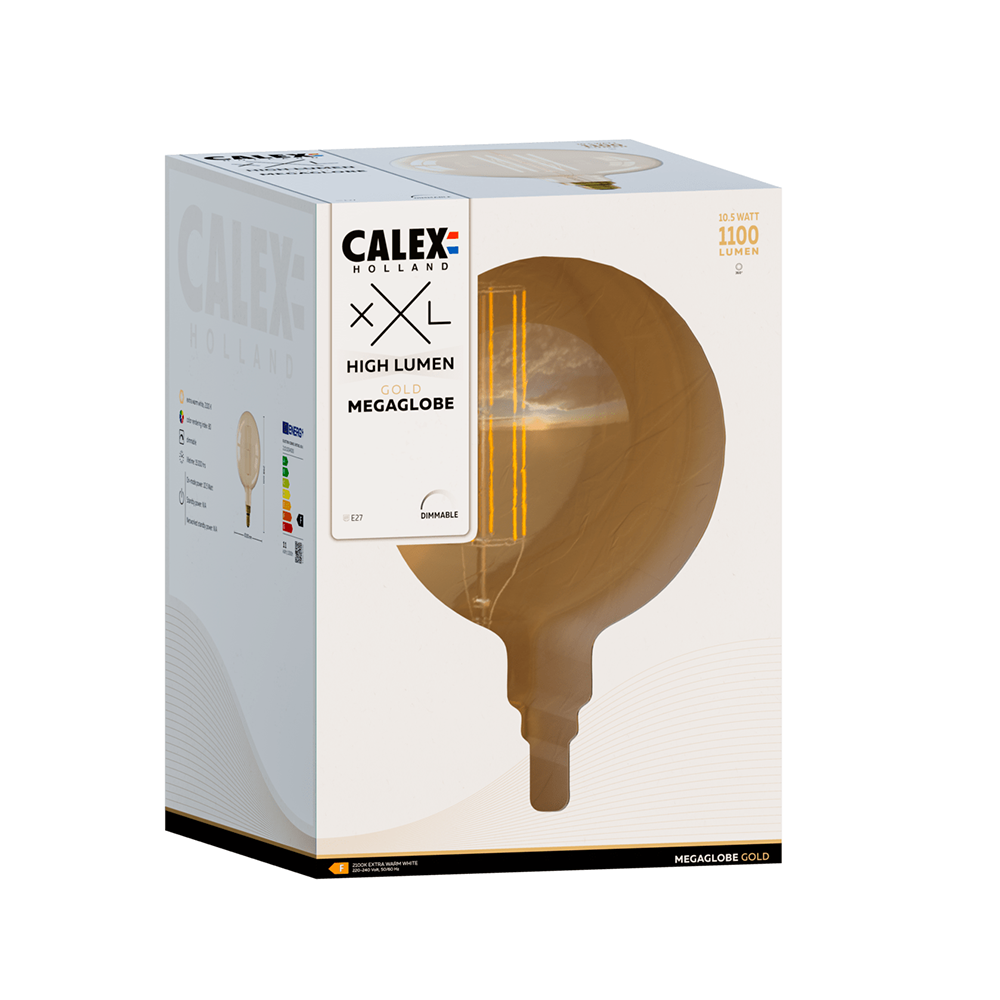 MEGAGLOBE XXL GOLD LED-FILAMENT – E27