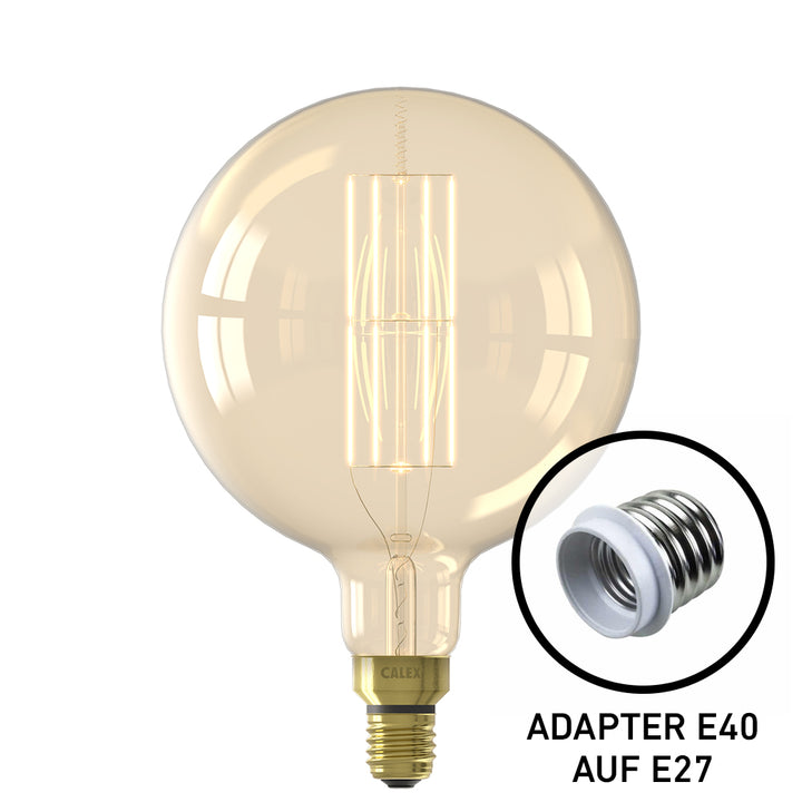 MEGAGLOBE XXL GOLD LED-FILAMENT – E40