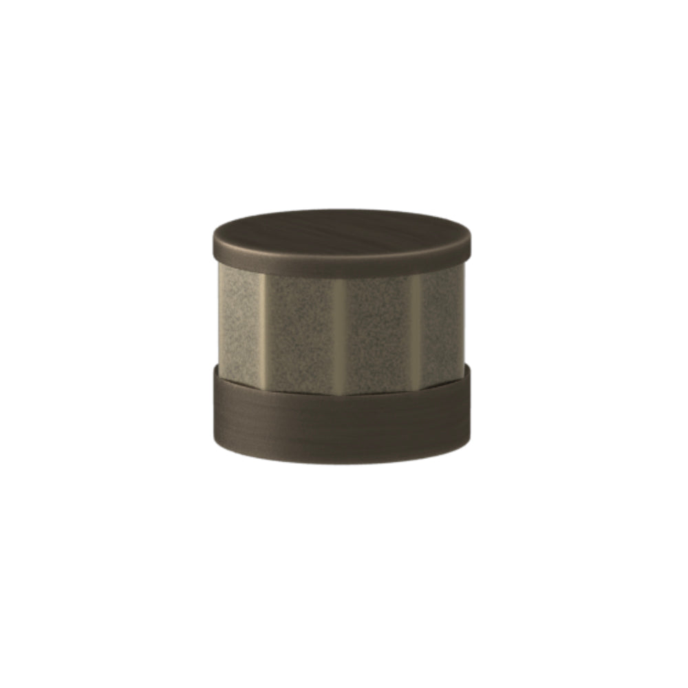 SCHUBLADENKNOPF – CABINET KNOB FACETED BUTTON RECESS AMALFINE