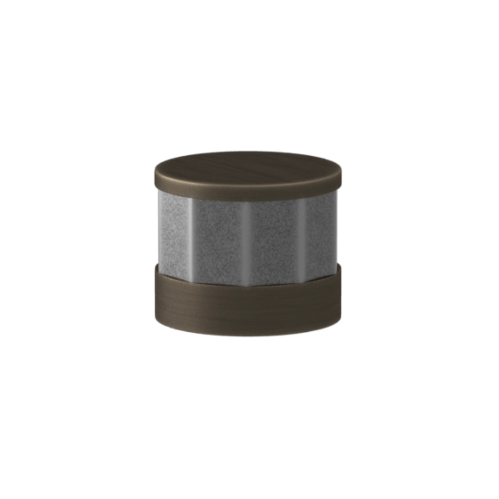 SCHUBLADENKNOPF – CABINET KNOB FACETED BUTTON RECESS AMALFINE