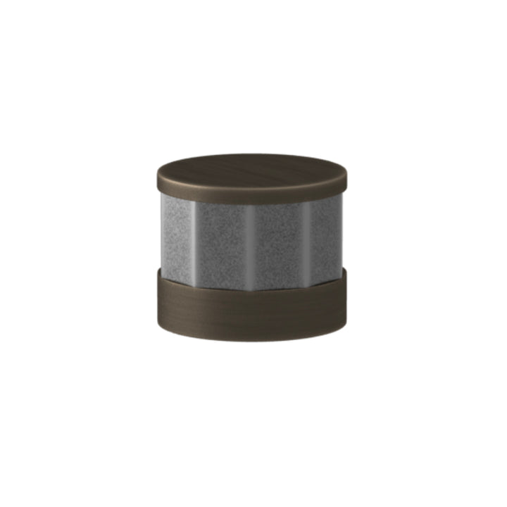 SCHUBLADENKNOPF – CABINET KNOB FACETED BUTTON RECESS AMALFINE