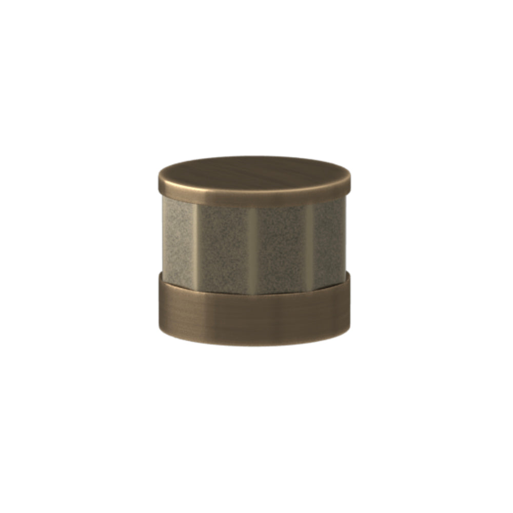 SCHUBLADENKNOPF – CABINET KNOB FACETED BUTTON RECESS AMALFINE