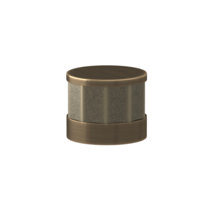 SCHUBLADENKNOPF – CABINET KNOB FACETED BUTTON RECESS AMALFINE