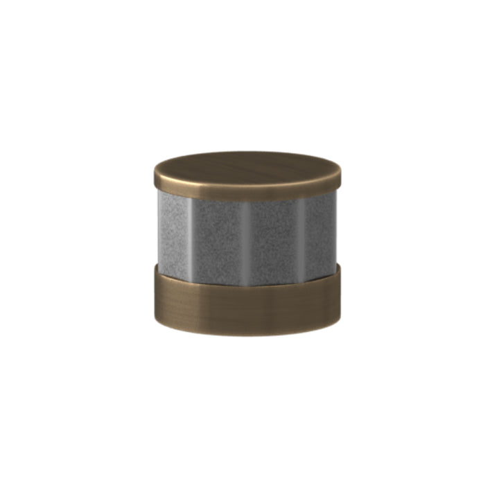 SCHUBLADENKNOPF – CABINET KNOB FACETED BUTTON RECESS AMALFINE
