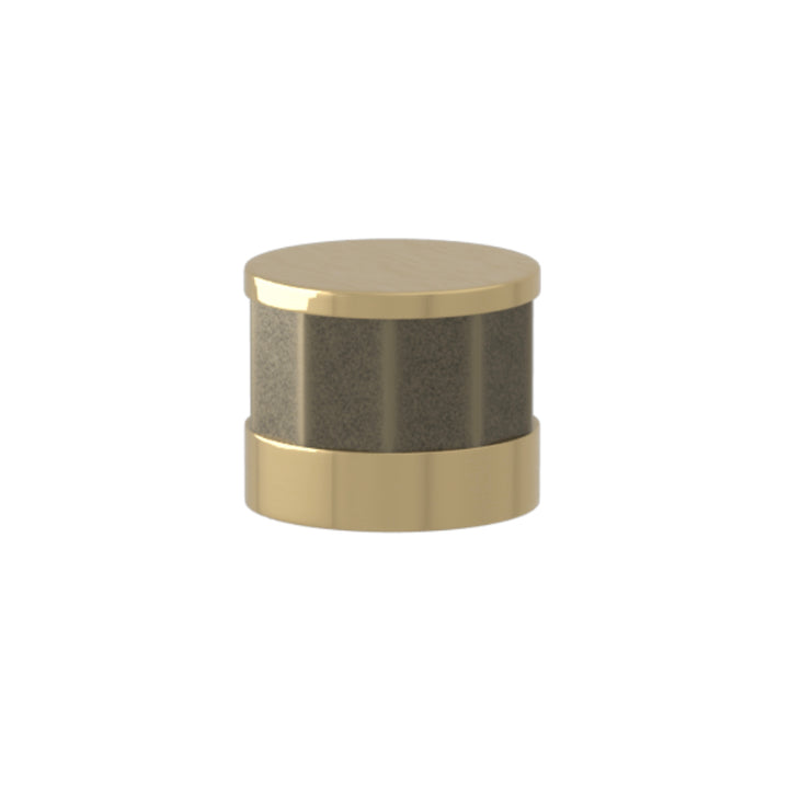 SCHUBLADENKNOPF – CABINET KNOB FACETED BUTTON RECESS AMALFINE