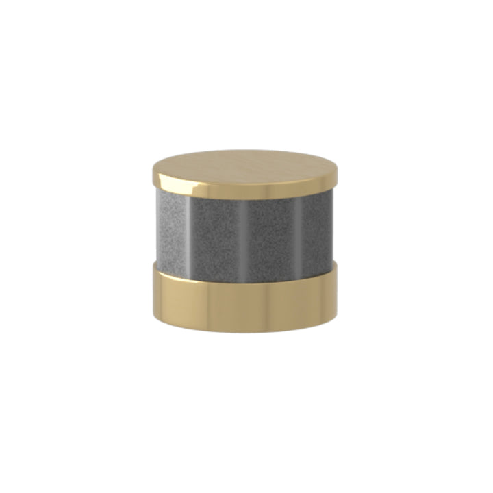 SCHUBLADENKNOPF – CABINET KNOB FACETED BUTTON RECESS AMALFINE