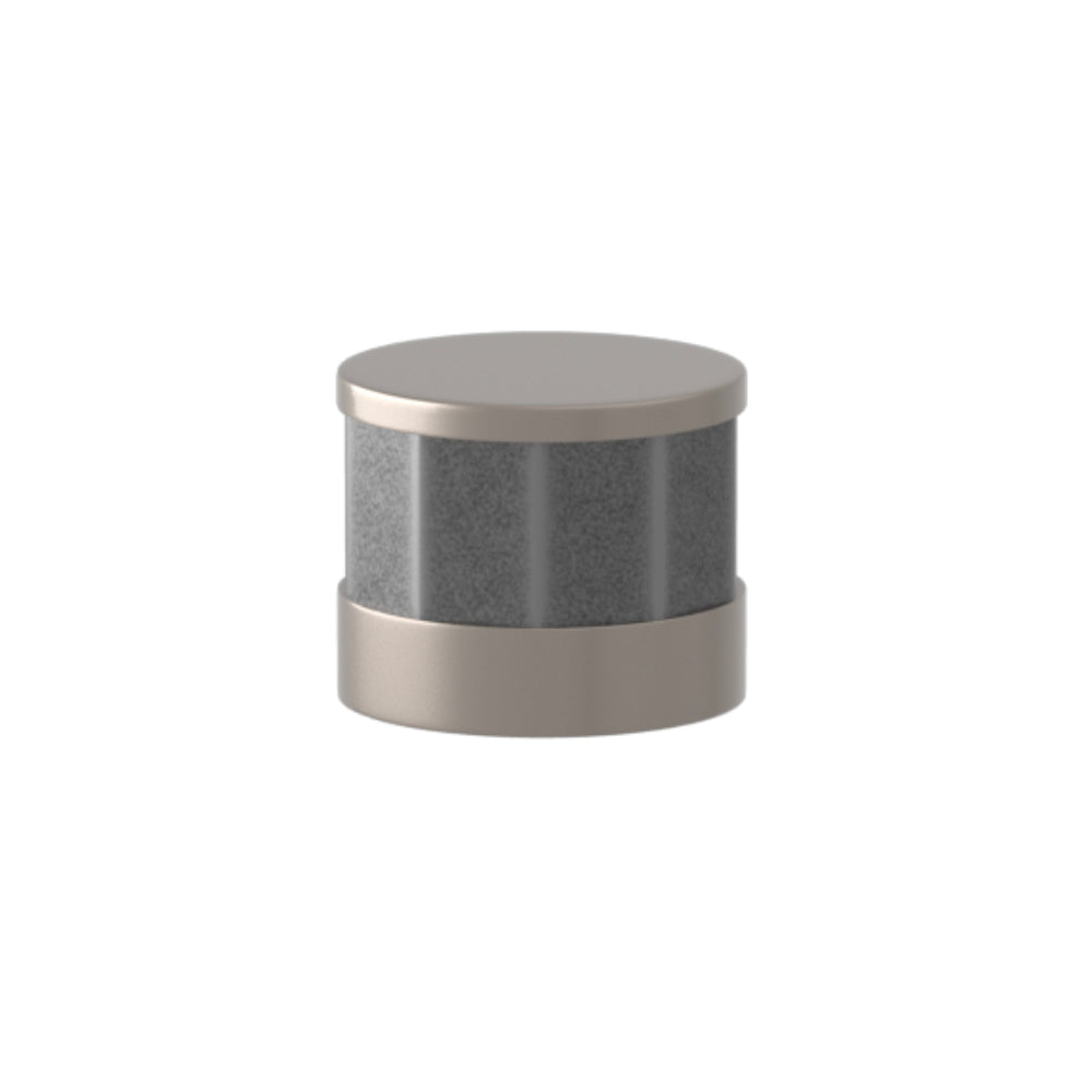 SCHUBLADENKNOPF – CABINET KNOB FACETED BUTTON RECESS AMALFINE