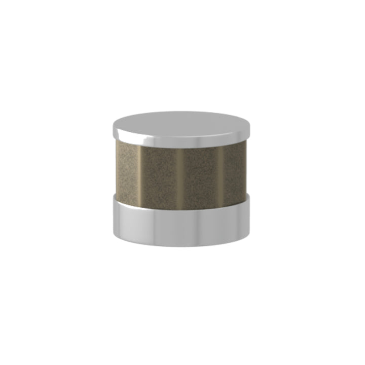 SCHUBLADENKNOPF – CABINET KNOB FACETED BUTTON RECESS AMALFINE