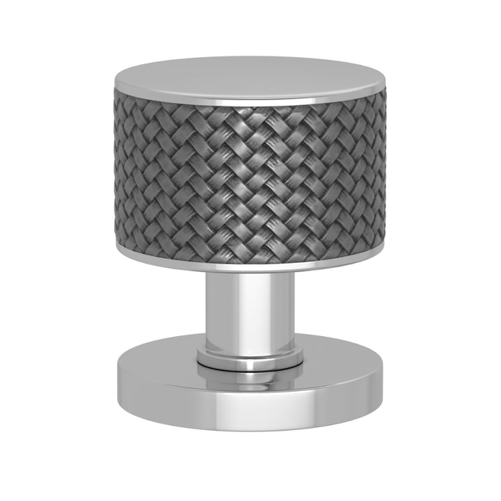 TÜRKNAUF 52/65 – DOOR KNOB STACKED WOVEN  RECESS AMALFINE