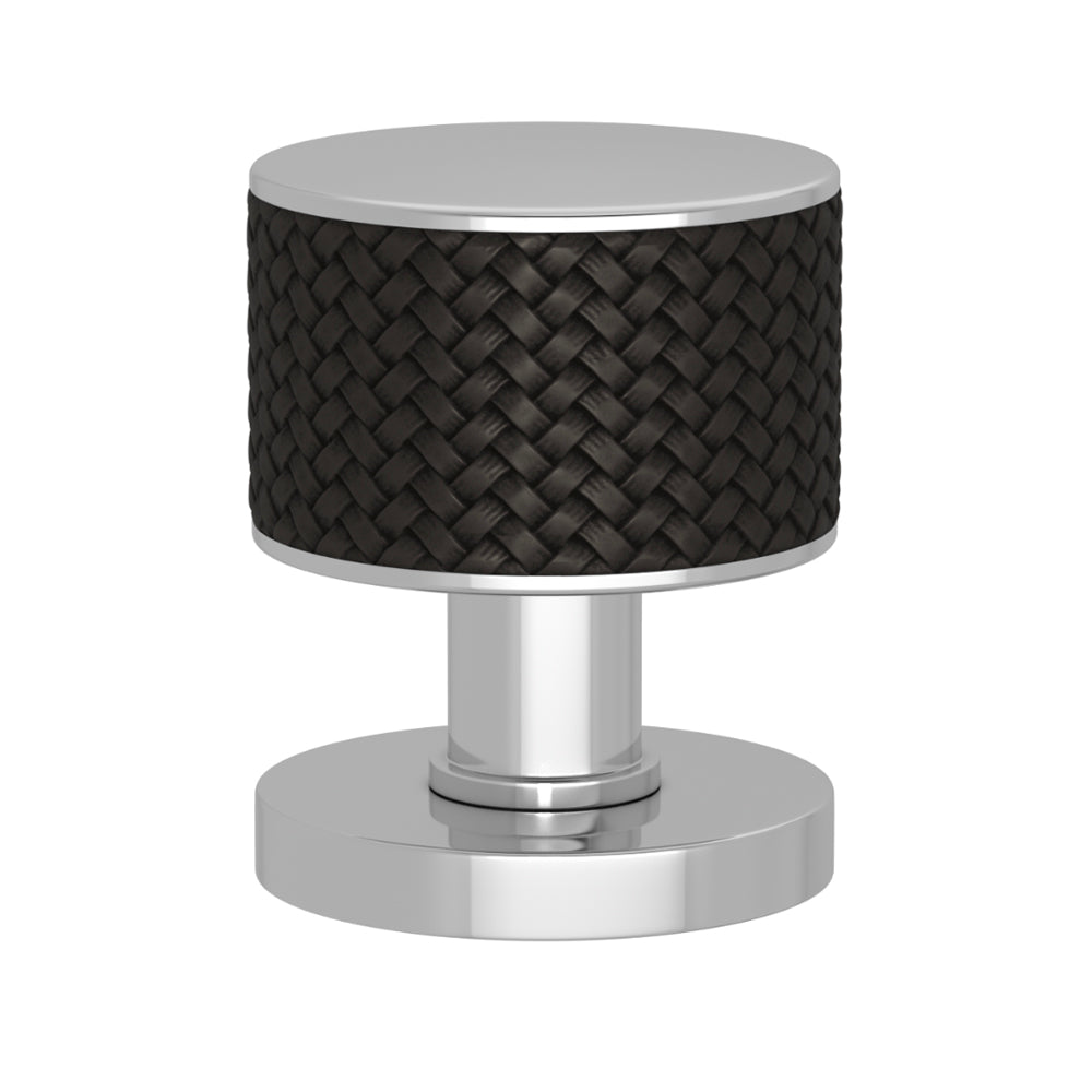 TÜRKNAUF 52/65 – DOOR KNOB STACKED WOVEN  RECESS AMALFINE