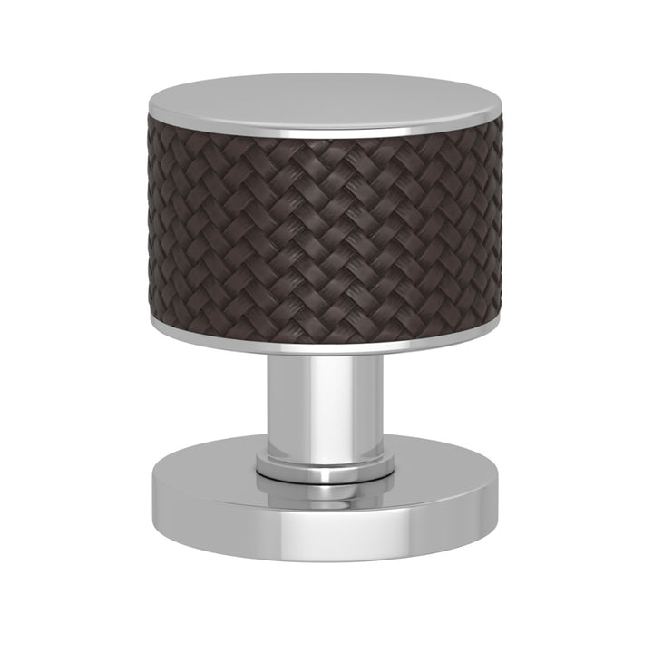 TÜRKNAUF 52/65 – DOOR KNOB STACKED WOVEN  RECESS AMALFINE