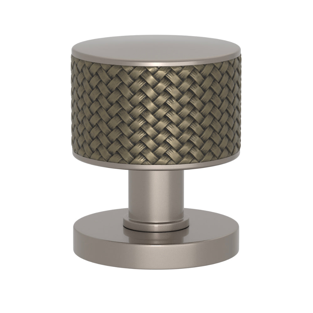 TÜRKNAUF 52/65 – DOOR KNOB STACKED WOVEN  RECESS AMALFINE