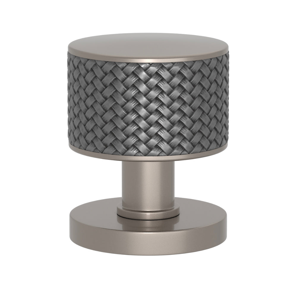 TÜRKNAUF 52/65 – DOOR KNOB STACKED WOVEN  RECESS AMALFINE