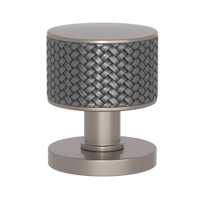 TÜRKNAUF 52/65 – DOOR KNOB STACKED WOVEN  RECESS AMALFINE