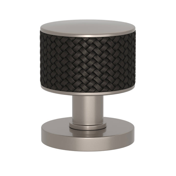 TÜRKNAUF 52/65 – DOOR KNOB STACKED WOVEN  RECESS AMALFINE