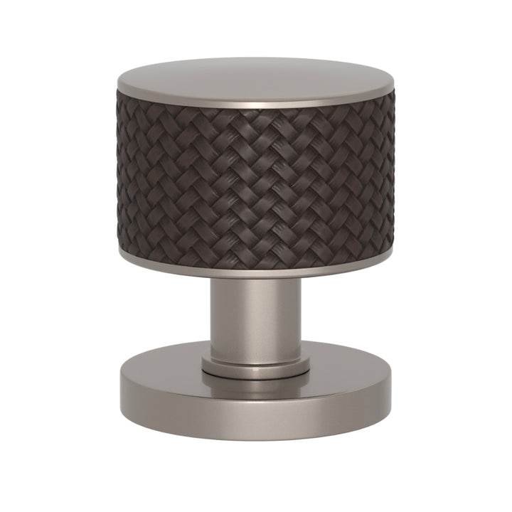 TÜRKNAUF 52/65 – DOOR KNOB STACKED WOVEN  RECESS AMALFINE