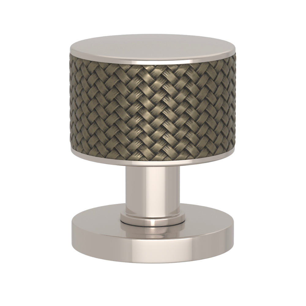 TÜRKNAUF 52/65 – DOOR KNOB STACKED WOVEN  RECESS AMALFINE