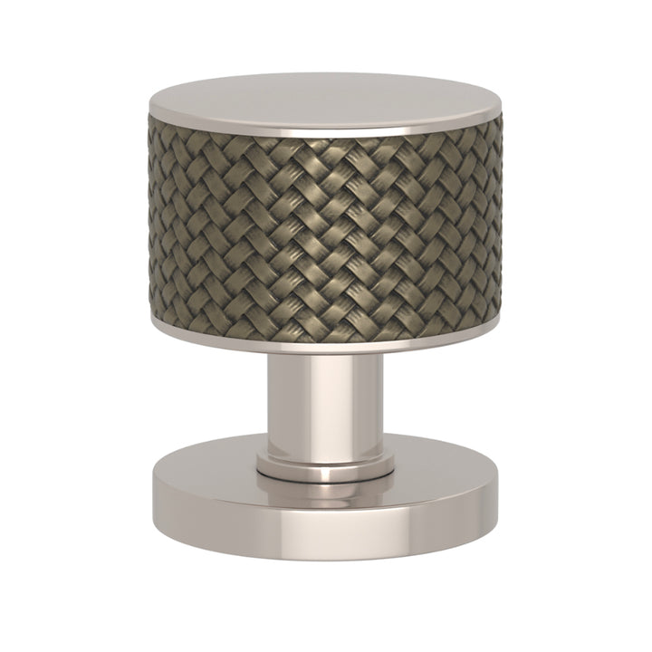 TÜRKNAUF 52/65 – DOOR KNOB STACKED WOVEN  RECESS AMALFINE