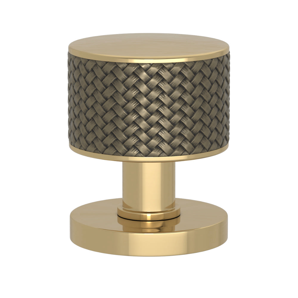 TÜRKNAUF 52/65 – DOOR KNOB STACKED WOVEN  RECESS AMALFINE
